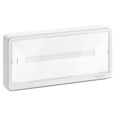 Turvatuotteet - Turvavalaisin, Exiway Light, Standard, Valittava Kesto, 110lm, IP42, Valkoinen