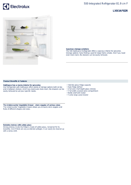 LXB3AF82R - Data Sheet