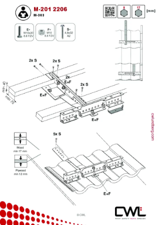 1 Monteringsanvisning - Takbro i takfall