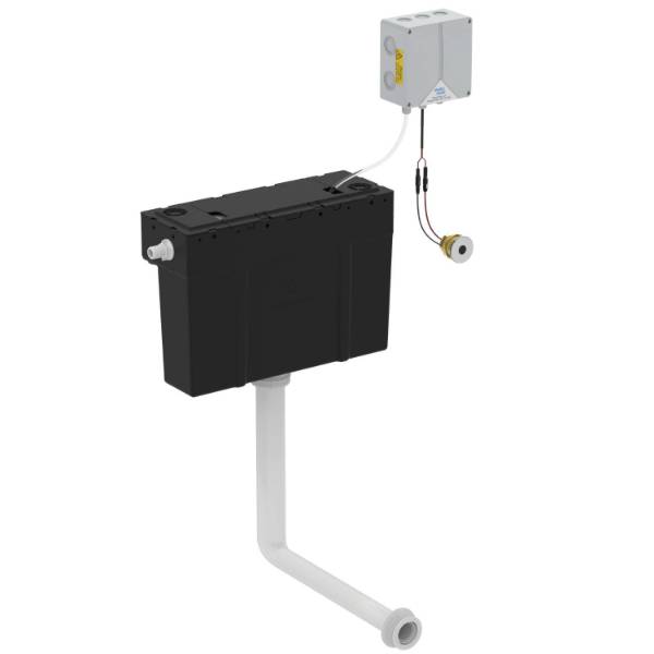 Conceala 3 Sensorflow 21 Single Flush Cistern With Panel Mounted Sensor, Side Inlet