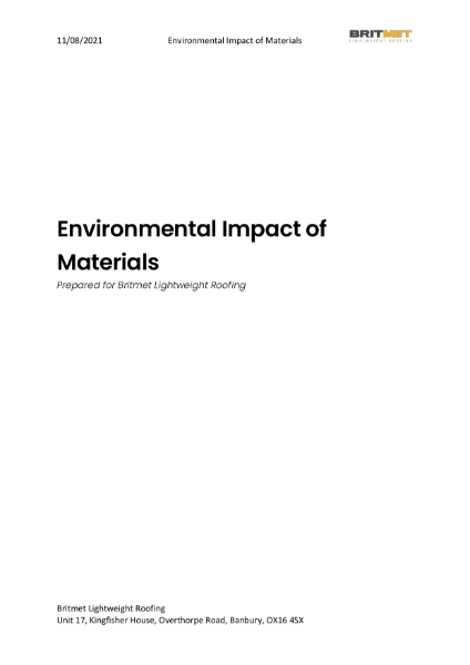 Environmental Impact Assessment