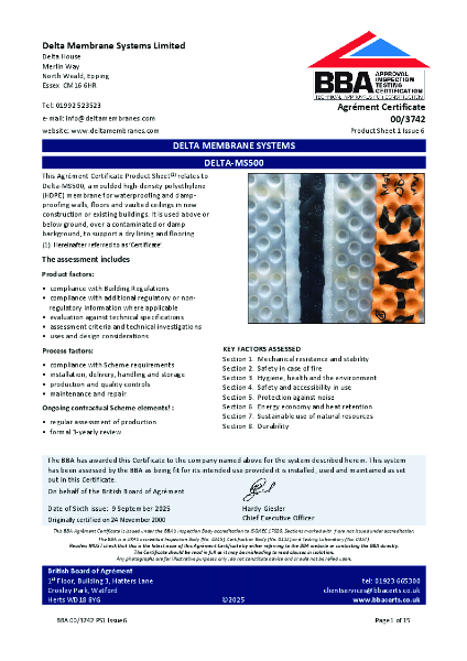 3742ps1i5 - BBA Certificate Delta MS500