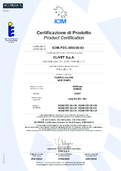 European Heat Pump KEYMARK Scheme