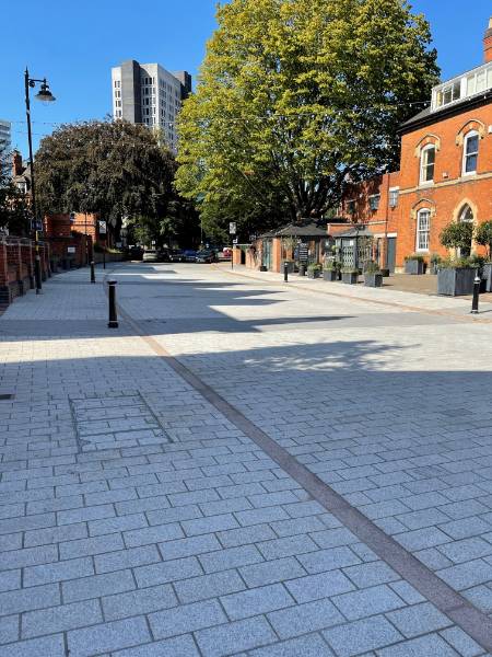 Greenfield Crescent, Edgbaston - Transformed with new Portuguese granite