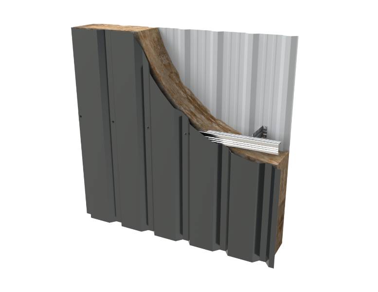 PRX-FWS01 - Built-up Metal Wall System