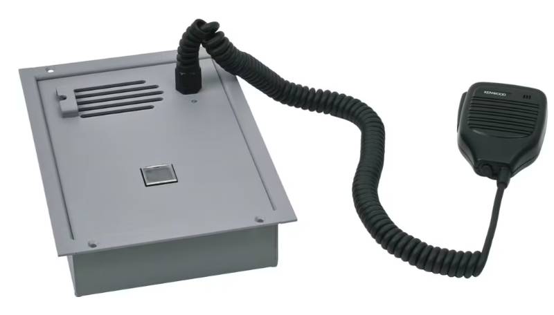 Single Button  Firefighter Microphone DCSF1 with Redundant back up, EN54-16 Certified - 583504.RE - Redundant Fire Brigade Stations