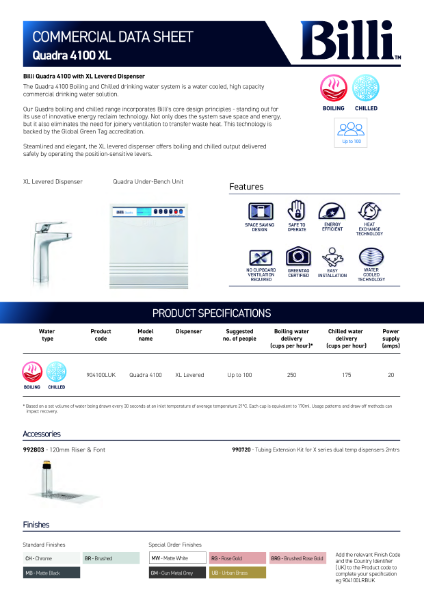 Quadra 4100 XL Datasheet