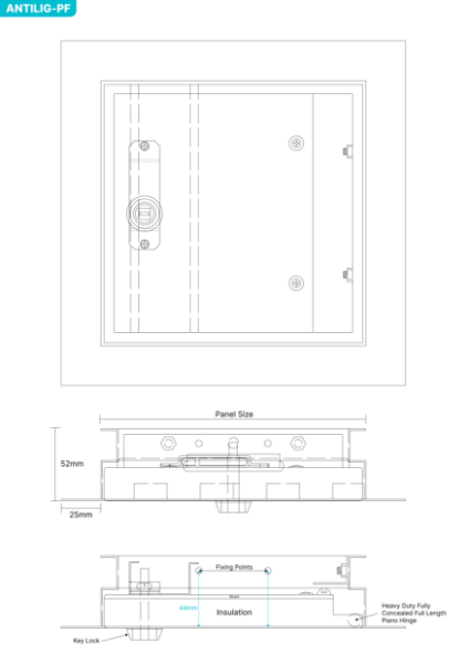 Anti-Ligature Access Panel