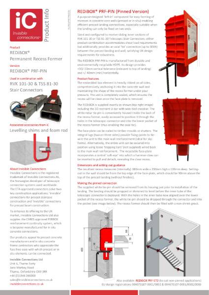 REDiBOX Permanent Recess Former (Pinned Version)