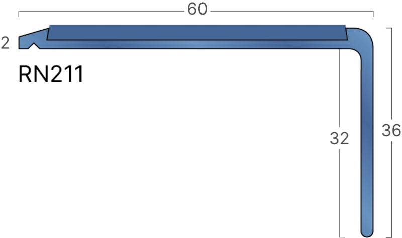 Traditional PVC-u Hardnose Stair Edgings – RN Range 