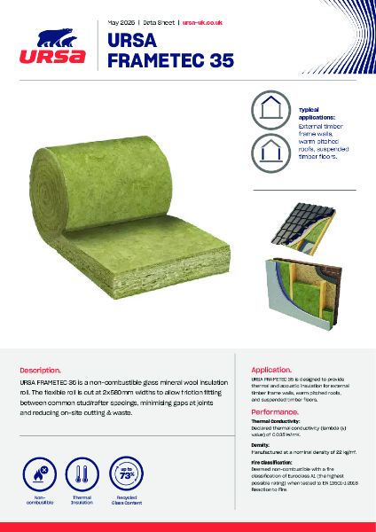 URSA FRAMETEC 35 - Datasheet