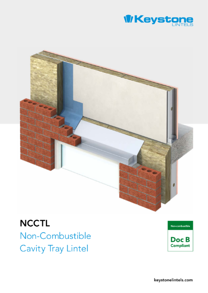 NCCTL Non-Combustible Cavity Tray Lintel