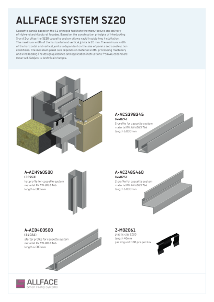 Allface SZ20 Datasheet