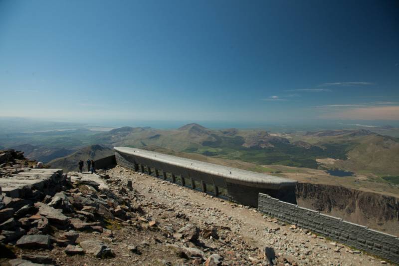 Ascent Fall Protection Posts to Snowdon (Hafod Eryri) Mountain Café