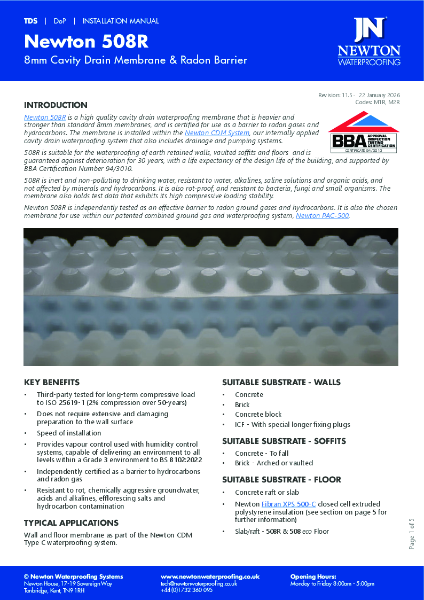 Newton CDM 508R TDS 11.5