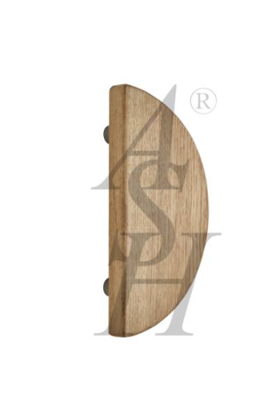Pull Handle Semi Circular Timber Pad  ASH546 - Pull Handle