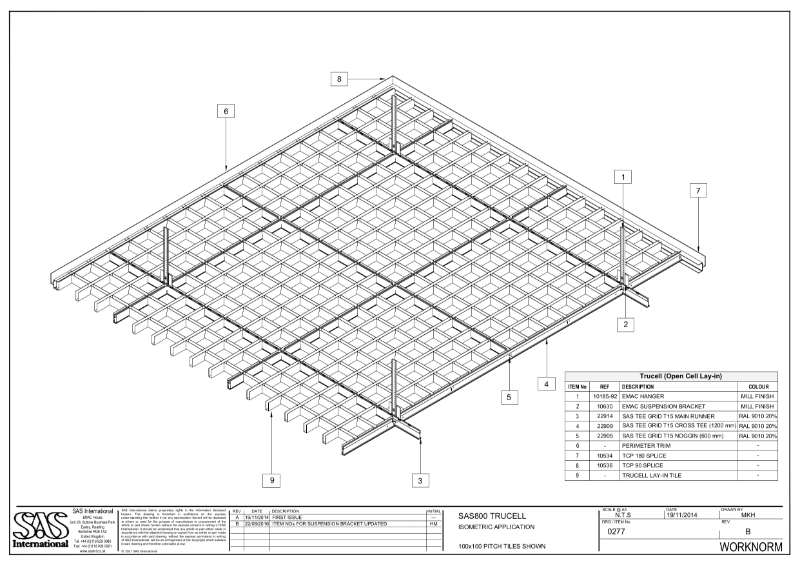 SAS800 Trucell Isometric Application