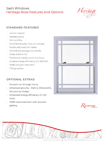 Heritage Rose - Product sheet