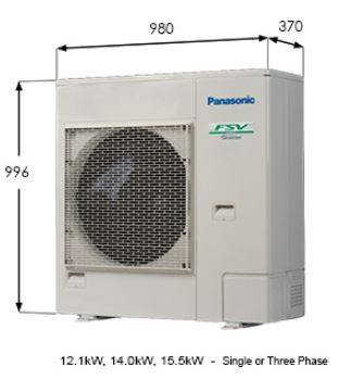 Mini FSV Air Conditioning -  Compact VRF air conditioning unit.
