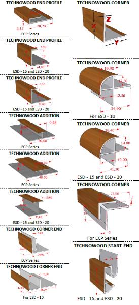 External trims and sills