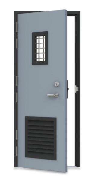 M2M4 Security Certified Single steel Doorset