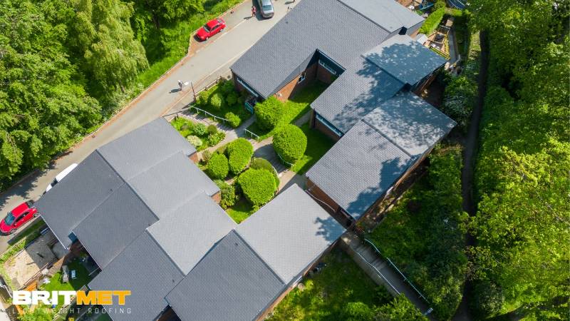 Britmet Lightweight Roofing: LiteSlate Residential Roof Renovation