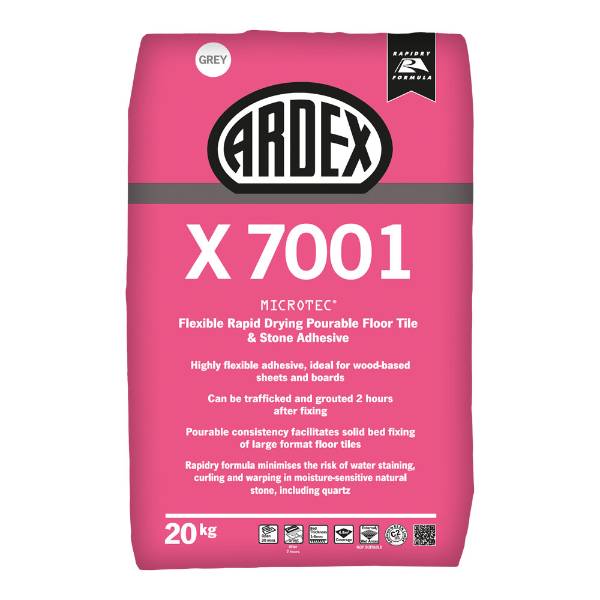 ARDEX X 7001 Rapid Drying Floor Tile Adhesive