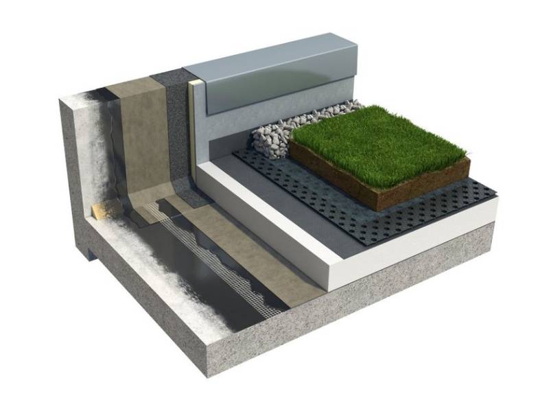 Parabit Solo Intensive Green Roof - Green roof system