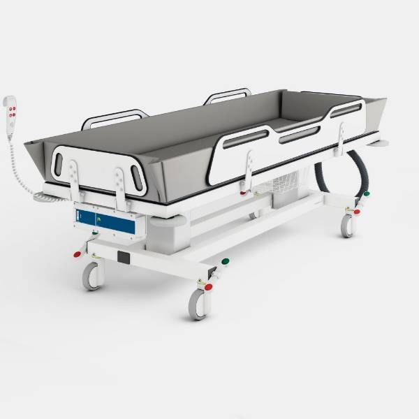 Mobile Shower Change Trolley R9454721 - 2190 mm length for Changing Places