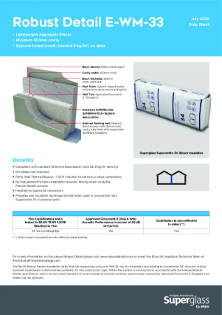 Masonry Party Wall Robust Details Solutions