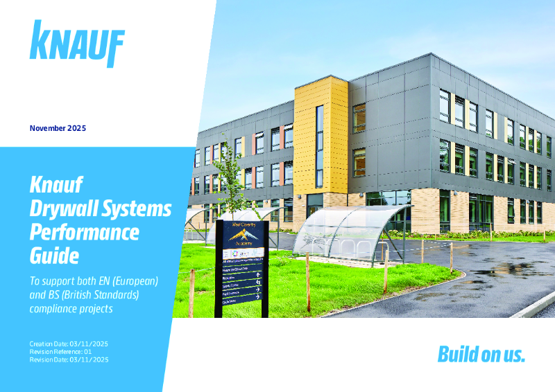 Knauf Drywall Systems Performance Guide - November 2025 v01