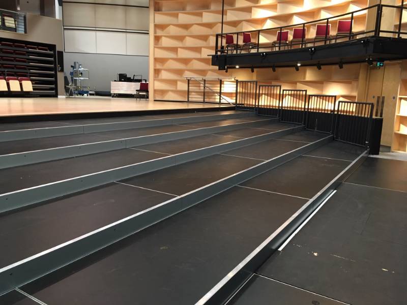Attenborough Centre for the Creative Arts - Modular Hydraulic Stages