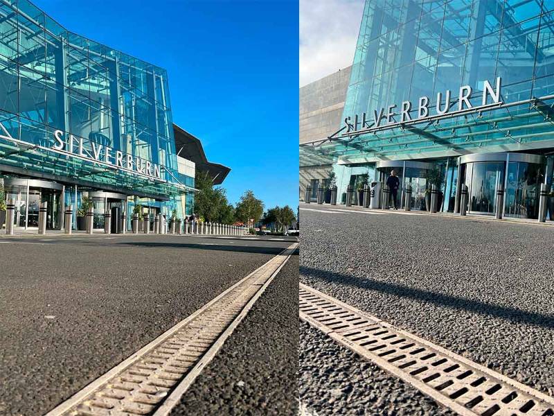 Drainage for commercial car parks- Silverburn-Glasgow