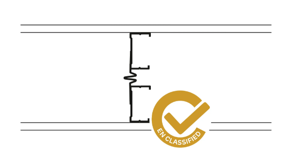 Siniat Twin Frame Metal Stud Partition Twin(AB)-CS70R-15Md(210)