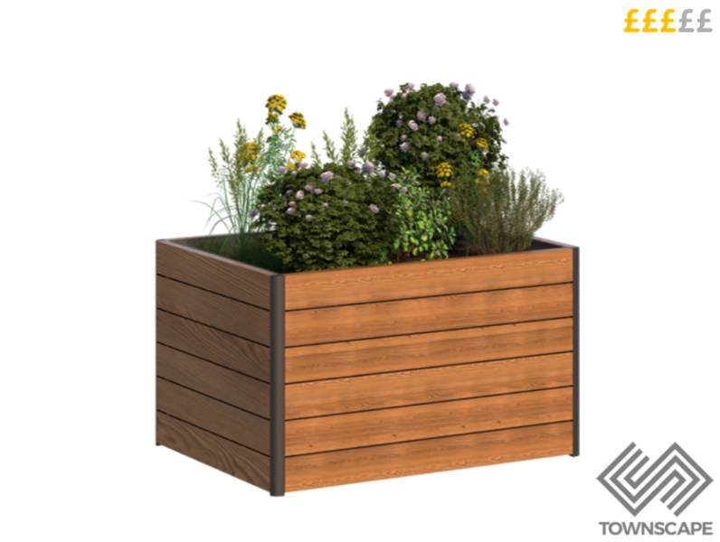 Townscape Timber Planter Toledo