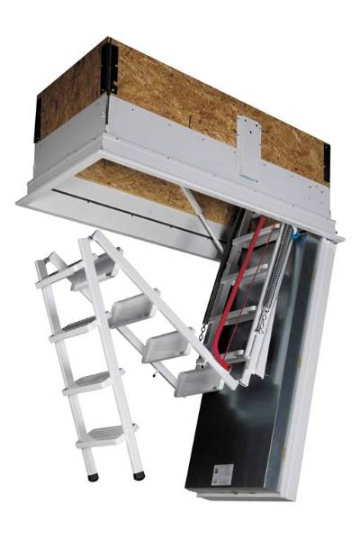 Isotec 200 loft ladder offers superb thermal insulation and 60 minutes fire rating