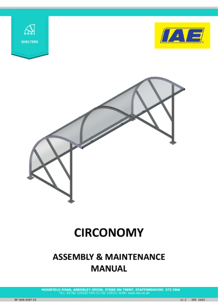 IAE - Circonomy Shelter - Installation Manual