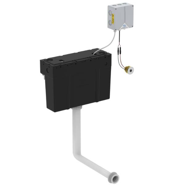 Conceala 3 Sensorflow 21 Single Flush Cistern With Panel Mounted Sensor, Top/Bottom Inlet