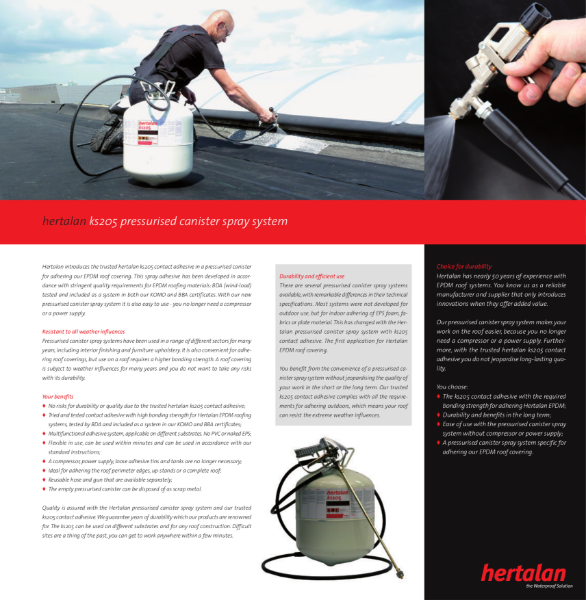 KS205 Spray Adhesive Canister