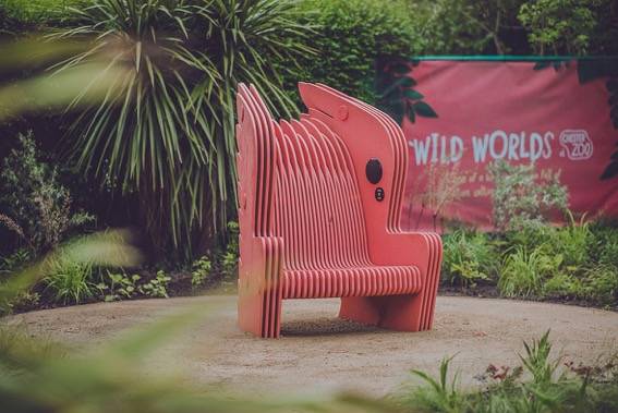 Talking chairs at Chester Zoo take you to a whole new world with MEDITE® TRICOYA® EXTREME