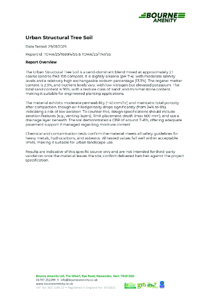 Urban Structural Tree Soil