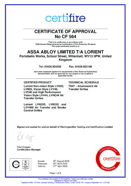 Certifire Certificate