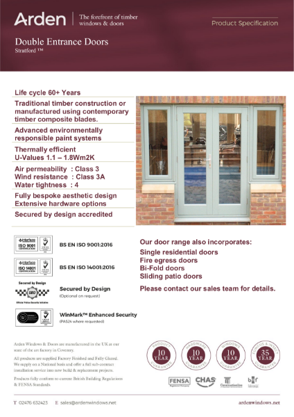 Stratford Double Doors