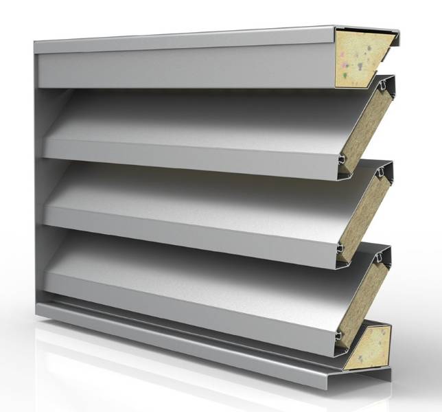 Duco Acoustic Panel 150 - Aluminium Wall Louvre