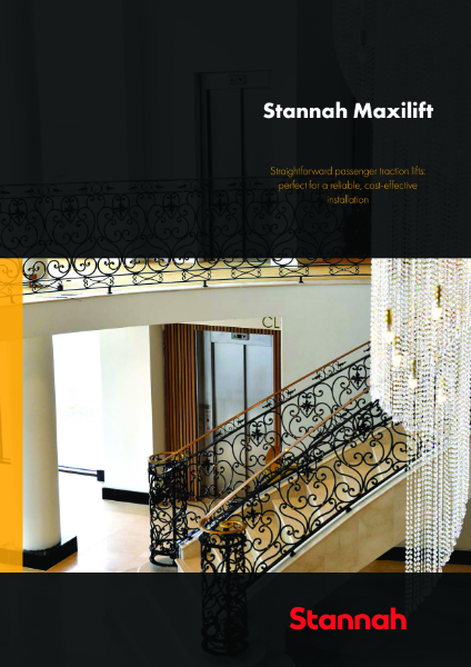 Stannah Maxilift passenger lift brochure - entry-level range