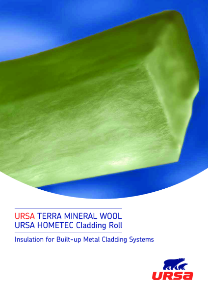 URSA HOMETEC CLADDING ROLLS Technical Brochure