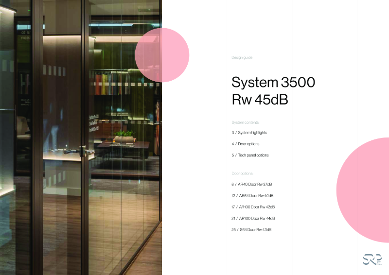 System 3500 RW 45 dB - Design Guide