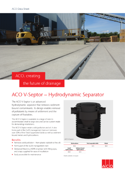 V-Septor datasheet