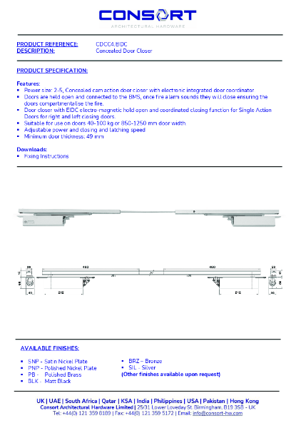 CDCC4.EIDC - Product Data Sheet