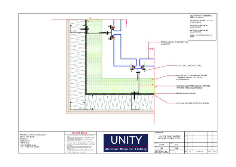 Unity A1 SF-04 Technical Drawing